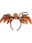 Halloween Taç Turuncu Yarasa Kanatlı Örümcekli 3