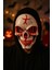 Halloween Maske Kuru Kafa Işıklı Kırmızı Teller 3
