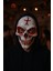 Halloween Maske Kuru Kafa Işıklı Kırmızı Teller 4