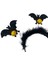 Halloween Cadılar Bay.2li Siyah Yarasa Taç Tüylü 5
