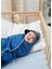 Bebek Banyo Havlu Kundak 80X80CM MAVİ/FİL 2