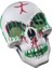 Halloween Maske Kuru Kafa Işıklı Yeşil Teller 5