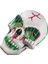 Halloween Maske Kuru Kafa Işıklı Yeşil Teller 6