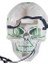 Halloween Maske Kuru Kafa Işıklı Yeşil Teller 8