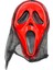 Halloween Maske Çığlık Arkası Tüllü Kırmızı 2