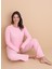MR-8451 Boydan Düğmeli Yumuşacık Kumaşlı Kışlık Kadın Pijama Takımı 3