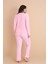 MR-8451 Boydan Düğmeli Yumuşacık Kumaşlı Kışlık Kadın Pijama Takımı 5