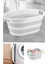 Kapısı Katlanabilir Silikon Akordiyon Çamaşır Sepeti Sele 27 L (27 Litre) 1