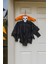 Halloween Cadılar Bayramı Iskelet Çığlık Turuncu-Beyaz Korkunç Kapı Süsü 4