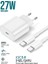 Yeni Nesil 27W Hızlı Şarj Seti Adaptor + Type C Kablosu iPhone 15 16 Samsung Realme Redmi Vb. Uyumlu 1