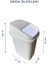 Tezgah Üstü Pratik Kapak Mutfak Banyo Çöp Kovası 5 Litre 4