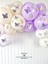 Lila Tema Mini Parti Seti Doğum Günü Balon Zinciri Eko Kit Lila Kelebek Tema Doğum Günü Süsü 4