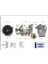 Mtxdpn Klima Kompresörü Sifir Ürün Renault Clio Iii 04 12 Kangoo Ii 08 Modus 04 Micra Iii 03 10 Qashqai J10 06 13 1.5dci K9K 12V 6 Kanal 125MM Mercedes Citan W415 12 1