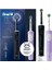 Oral-B Şarjlı/elektrikli Diş Fırçası Vitality Pro 2'li Siyah ve Lila Avantaj Paketi 1