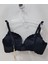 Kadın Push Up Lazer Kesim El Destekli Siyah Sütyen 2