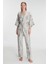 Sabahlık Atlet ve Pantolon Takım Pamuklu Pijama Set 2