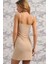 Mikropolyamid Kumaşlı Askıları Çıkabilen Straplez Kısa Elbise Altı Kombinezon 4