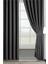 Füme Kornişli Blackout Karartma Saten Perde Enxboy 1