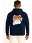 Kapüşonlu Funny Dog With Hat And Headphones Cep ve Sırt Tasarımlı Unisex Sweatshirt 2