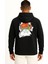 Kapüşonlu Funny Dog With Hat And Headphones Cep ve Sırt Tasarımlı Unisex Sweatshirt 2