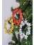 Yılbaşı Ağaç Süsü Simli 3lü 11 cm 1