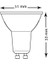 LED Ampul, Reflektör, GU10, Gün Işığı Beyazı, 6500K, Kısılabilir Değil, 36° 3