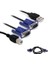 Kwm Switch Kablo 1.5 Metre VGA Erkek-Erkek + USB + Printer 1