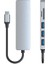 USB Type-C To 4K@30Hz HDMI Kablosu + Kart Okuyucu + Usb3.0 Çoklayıcı Hub Çevirici Dönüştürücü Kablo 2