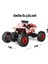 1:16 Ölçek Oyuncak 4x4 Uzaktan Kumandalı Rock Crawler Off Road Aracı 4 Çeker Şarjlı 20 Dk Kullanım Kırmızı ve Mavi Oyuncak Off Road 3