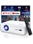 Eazze D1 Wifi ve Bluetooth'lu Akıllı Projektör, Netflix Resmi Lisanslı, Otomatik Odaklama ve Keystone, Doıby Audio, Zoom, Yerel 1080P Film, Taşınabilir Dış Mekan Mini Projektör, Beyaz 1