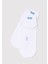Kurdele Nakışlı Beyaz Patik Çorap 1913164-620 11