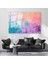 Cam Yatay Duvar Tablosu Cam Pastel Firca Darbeleri3 Ev Ofis Salon Modern Duvar Tablosu 1