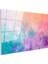 Cam Yatay Duvar Tablosu Cam Pastel Firca Darbeleri3 Ev Ofis Salon Modern Duvar Tablosu 2