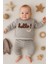 Hello Nakışlı % 100 Pamuk 2'li Erkek Bebek Takım 1