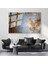 Cam Yatay Duvar Tablosu Cam Barok Sanat Eseri Ev Ofis Salon Modern Duvar Tablosu 1