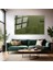 Cam Yatay Duvar Tablosu Cam Yesil Cizgiler Ev Ofis Salon Modern Duvar Tablosu 3