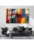 Cam Yatay Duvar Tablosu Cam Soyut Geometrik Sanat2 Ev Ofis Salon Modern Duvar Tablosu 1