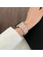 Apple Watch Series 10 46MM/ULTRA 2 Ultra 49MM/SERIES 9 8 7 45MM/SE (2023) Se (2022) Se 6 5 4 44MM/3 2 1 42MM Için 3 Boncuklu Kayış - Gül Altın + Yapay Elmas (Yurt Dışından) 5