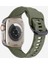 Kalebol Apple Watch 10 46MM/ULTRA 2/ultra 49MM/9 8 7 45MM/SE (2023) Se (2022) Se 6 5 4 44MM/3 2 1 42MM Silikon Spor Saat Kayışı - Gece Yeşili (Yurt Dışından) 1