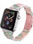 Apple Watch Series 10 46MM/ULTRA 2 Ultra 49MM/9 8 7 45MM/SE (2023) Se (2022) Se 6 5 4 44MM/3 2 1 42MM-PEMBE Yeşil Için Hafif Renkli Reçine Saat Kayışı Değişimi (Yurt Dışından) 2