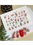 Yeni Yıl Desenli Tırnak Dövmesi Tattoo Nail Art Sticker SCANM30 1