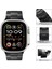 Apple Watch Series 10 46MM/ULTRA 2/ultra 49MM/9 8 7 45MM/SE (2023) Se (2022) Se 6 5 4 44MM/3 2 1 42MM Paslanmaz Çelik Bant - Siyah (Yurt Dışından) 2