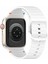 Apple Watch Series 10 46MM/ULTRA 2 Ultra 49MM/SERIES 9 8 7 45MM/SE (2023) Se (2022) Se 6 5 4 44MM/3 2 1 42MM Bant-Beyaz Için Silikon Kayış (Yurt Dışından) 1