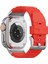 Apple Watch Series 10 46MM/ULTRA 2/ultra 49MM/9 8 7 45MM/SE (2023) Se (2022) Se 6 5 4 44MM/3 2 1 42MM Için Sıvı Silikon Kayış - Kırmızı (Yurt Dışından) 1