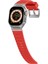 Apple Watch Series 10 46MM/ULTRA 2/ultra 49MM/9 8 7 45MM/SE (2023) Se (2022) Se 6 5 4 44MM/3 2 1 42MM Için Sıvı Silikon Kayış - Kırmızı (Yurt Dışından) 4