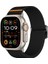Apple Watch Series 10 46MM/ULTRA 2 Ultra 49MM/9 8 7 45MM/SE (2023) Se (2022) Se 6 5 4 44MM/3 2 1 42MM Için Kalebol Naylon Saat Kayışı - Siyah (Yurt Dışından) 5