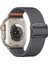 Apple Watch Series 10 46MM/ULTRA 2/ultra 49MM/SERIES 9 8 7 45MM/SE (2023) Se (2022) Se 6 5 4 44MM/3 2 1 42MM Bant Için Naylon Kayış - Koyu Gri (Yurt Dışından) 1