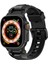 Apple Watch 10 46MM/ULTRA 2/ultra 49MM/9 8 7 45MM/SE (2023) Se (2022) Se 6 5 4 44MM/3 2 1 42MM Sıvı Silikon Kayış-Titanyum+Siyah Için (Yurt Dışından) 2