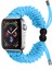 Apple Watch Series 10 46MM/ULTRA 2 Ultra 49MM/9 8 7 45MM/SE (2023) Se (2022) Se 6 5 4 44MM/3 2 1 42MM-MAVI Için Ayarlanabilir Örgülü Halat Yeni Stil Saat Kayışı Değişimi (Yurt Dışından) 2
