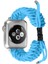 Apple Watch Series 10 46MM/ULTRA 2 Ultra 49MM/9 8 7 45MM/SE (2023) Se (2022) Se 6 5 4 44MM/3 2 1 42MM-MAVI Için Ayarlanabilir Örgülü Halat Yeni Stil Saat Kayışı Değişimi (Yurt Dışından) 4